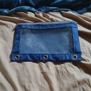 3-Ring Binder Tablet Sleeve with Clear Window Display - Royal Blue